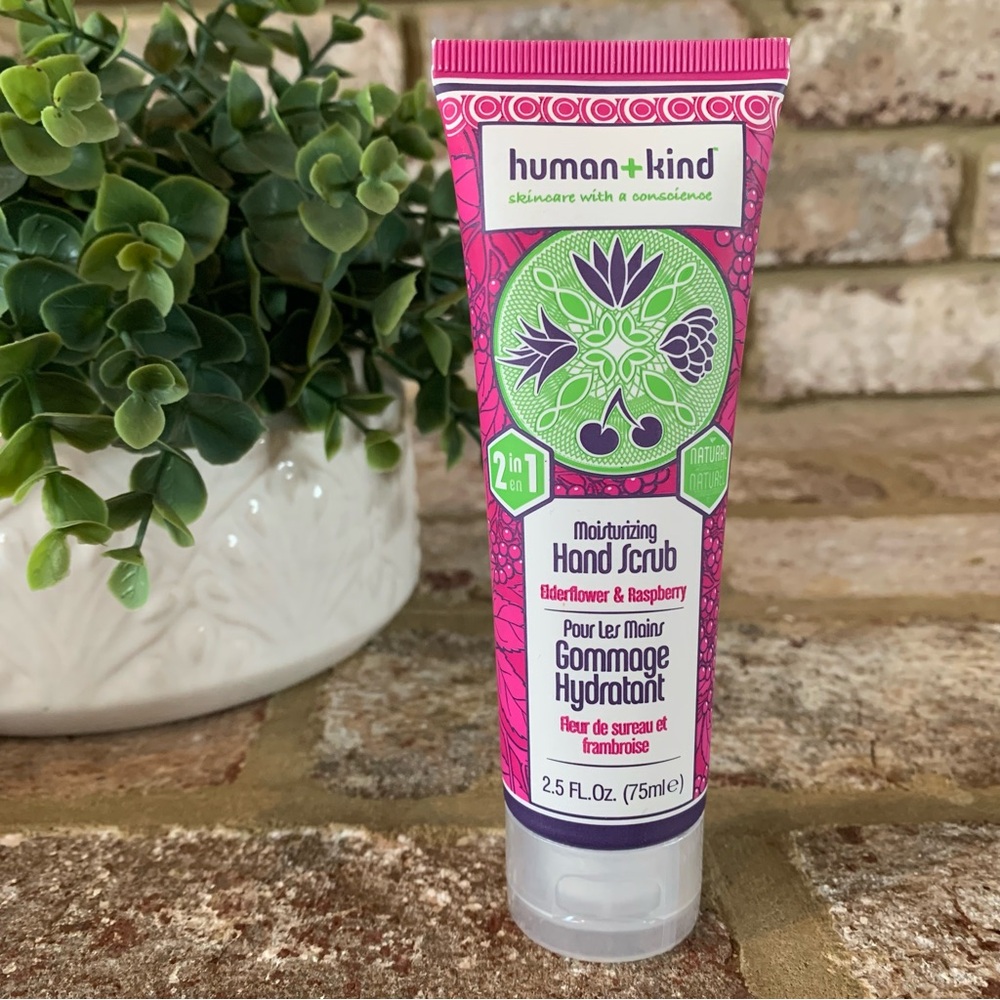 ✨$5✨ Human + Kind | Elderflower & Raspberry Moisturizing Hand Scrub